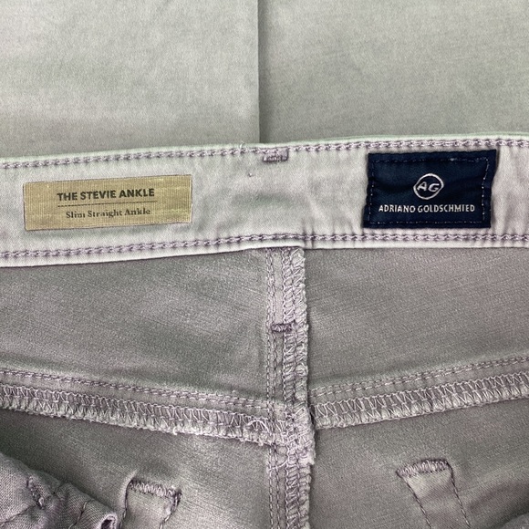 AG Adriano Goldschmied The Stevie Lavender Slim Straight Ankle Jeans - Picture 14 of 16